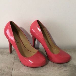 Hot pink heels